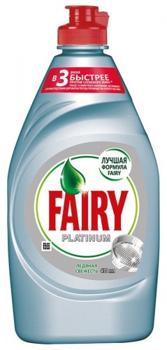 Средство Fairy Platinum для мытья посуды Ледяная свежесть, 430мл
