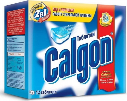 Таблетки Calgon для смягчения воды, 12 шт