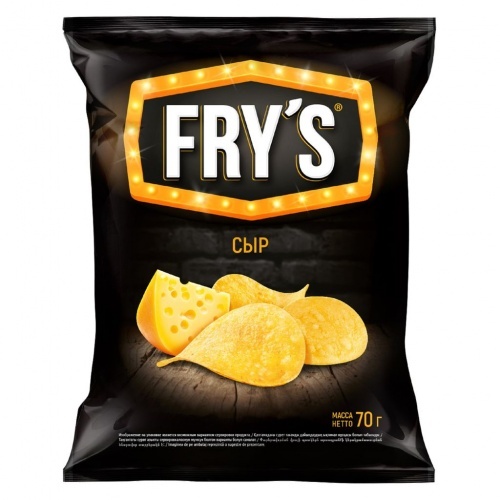 Чипсы картофельные Fry's со вкусом сыра 70г
