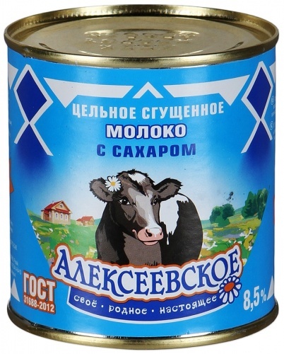 Сгущенное молоко Алексеевское 8,5% 380г