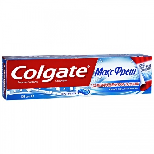 Зубная паста Colgate Max Fresh Взрывная мята, 100 мл