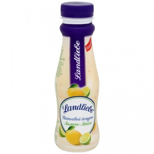 Йогурт питьевой Landliebe лимон лайм 1,5% 290г
