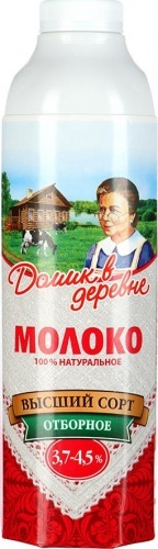 Молоко Домик в деревне ультрапастеризованное отборное 3,7-4,5%, 950мл