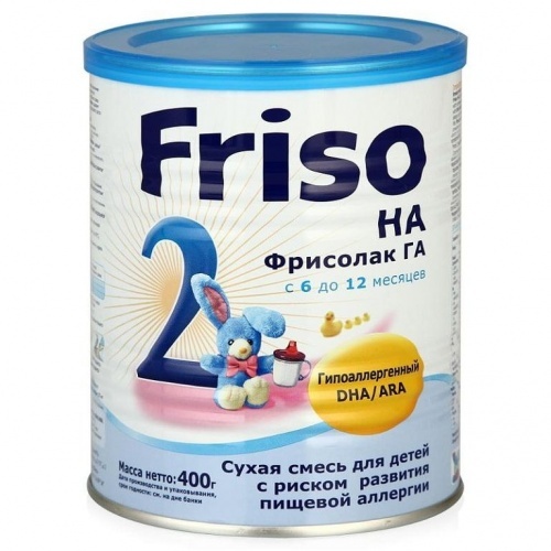 Смесь для детей Friso Фрисолак сухая гипоаллергенная от 6 до 12 месяцев 400г