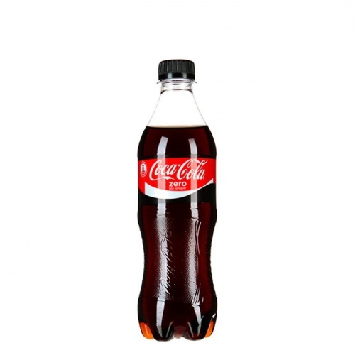 Напиток Coca-Cola Zero сильногазированный 500мл в упаковке 24шт