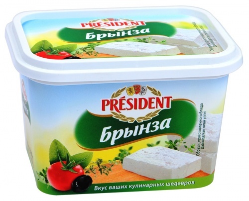 Сыр President Брынза 48%, 500г