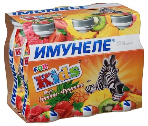 Функциональный напиток ИМУНЕЛЕ FOR KIDS, 100г, в упаковке 6 шт.