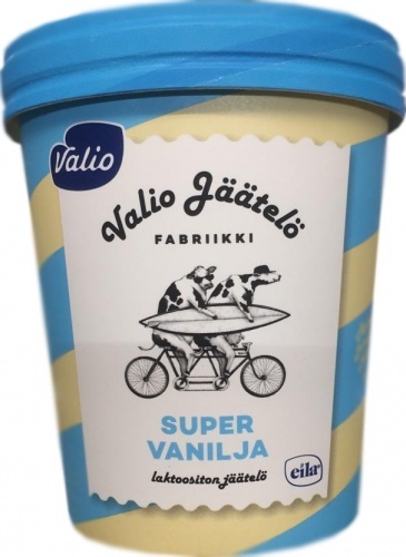 Мороженое Valio Суперваниль сливочное без лактозы 9% 480мл