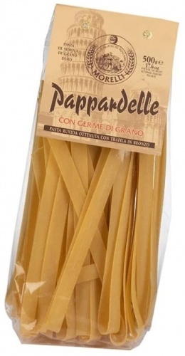 Макаронные изделия Morelli Pappardelle с зародышами пшеницы 500г