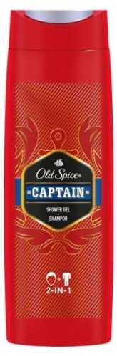 Гель для душа и шампунь 2в1 «Captain» Old Spice, 400 мл