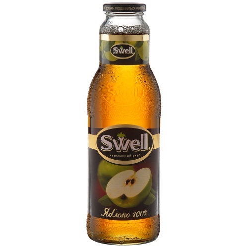 Сок Swell Яблочный 100% осветленный 0.75 л