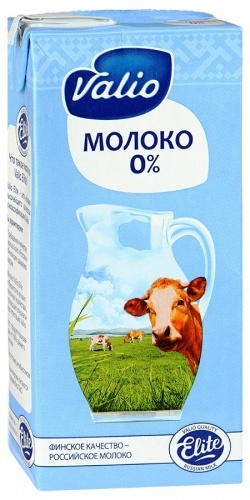 Молоко Valio Elite ультрапастеризованное 0%, 1л