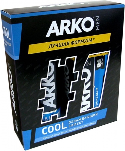Подарочный набор Arko Cool Пена для бритья + Бальзам после бритья