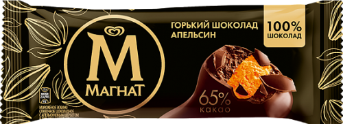Мороженое Магнат Горький шоколад и апельсин 73г