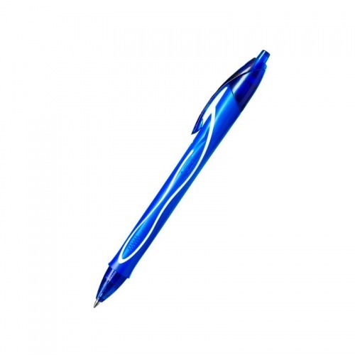 Ручка гелевая автоматическая Bic Gelocity Quick Dry синяя