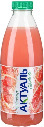 Напиток Актуаль Грейпфрут сыворотка с соком, 930г