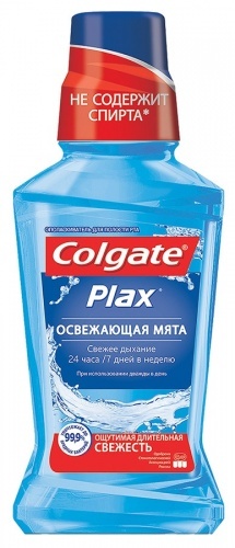 Ополаскиватель для полости рта Colgate Plax освежающая мята, 250 мл