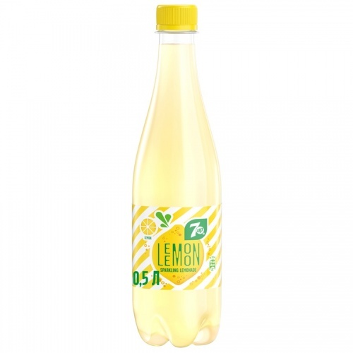 Напиток газированный 7-Up лимон 0,5л