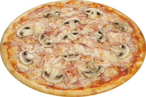 Пицца с ветчиной и грибами, цена за кг