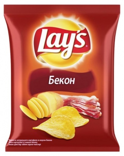 Чипсы Lay's картофельные бекон 90г