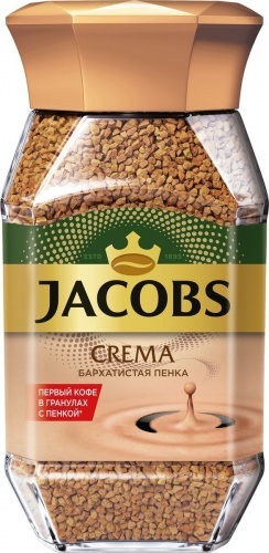 Кофе Jacobs Crema растворимый 95г