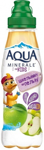 Вода Aqua Minerale Kids с яблочным соком 300мл упаковка 6шт
