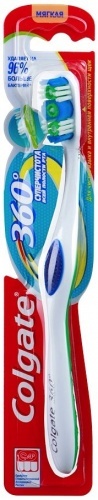 Зубная щетка COLGATE 360, мягкая