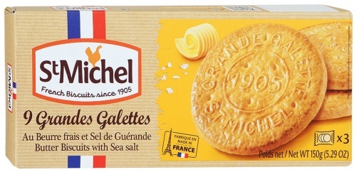 Печенье StMichel сливочное с морской солью 150г