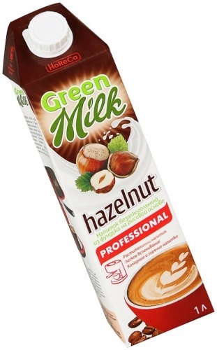 Напиток Green milk hazelnut из фундука на рисовой основе 1л