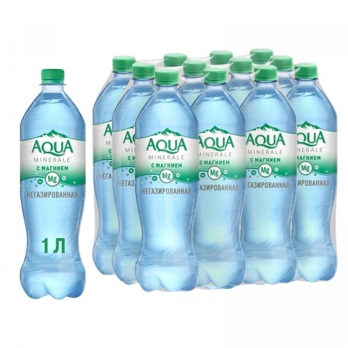 Вода Aqua Minerale магний без газа 1л упаковка 12шт