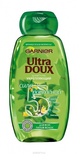 Шампунь Garnier Ultra Doux сила 5 растений, 400мл
