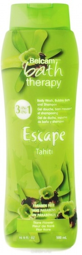 Гель для душа Bath Therapy Escape Tahiti 3в1 с ароматом цветка тиаре, 500 мл